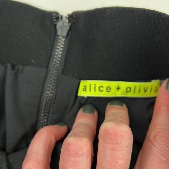 Alice&Olivia yellow&black plaid mini skirt - Picture 4 of 10